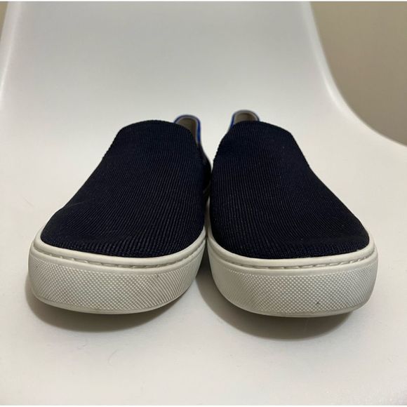 Rothy’s The Original Slip On Sneaker in Navy - Picture 3 of 9